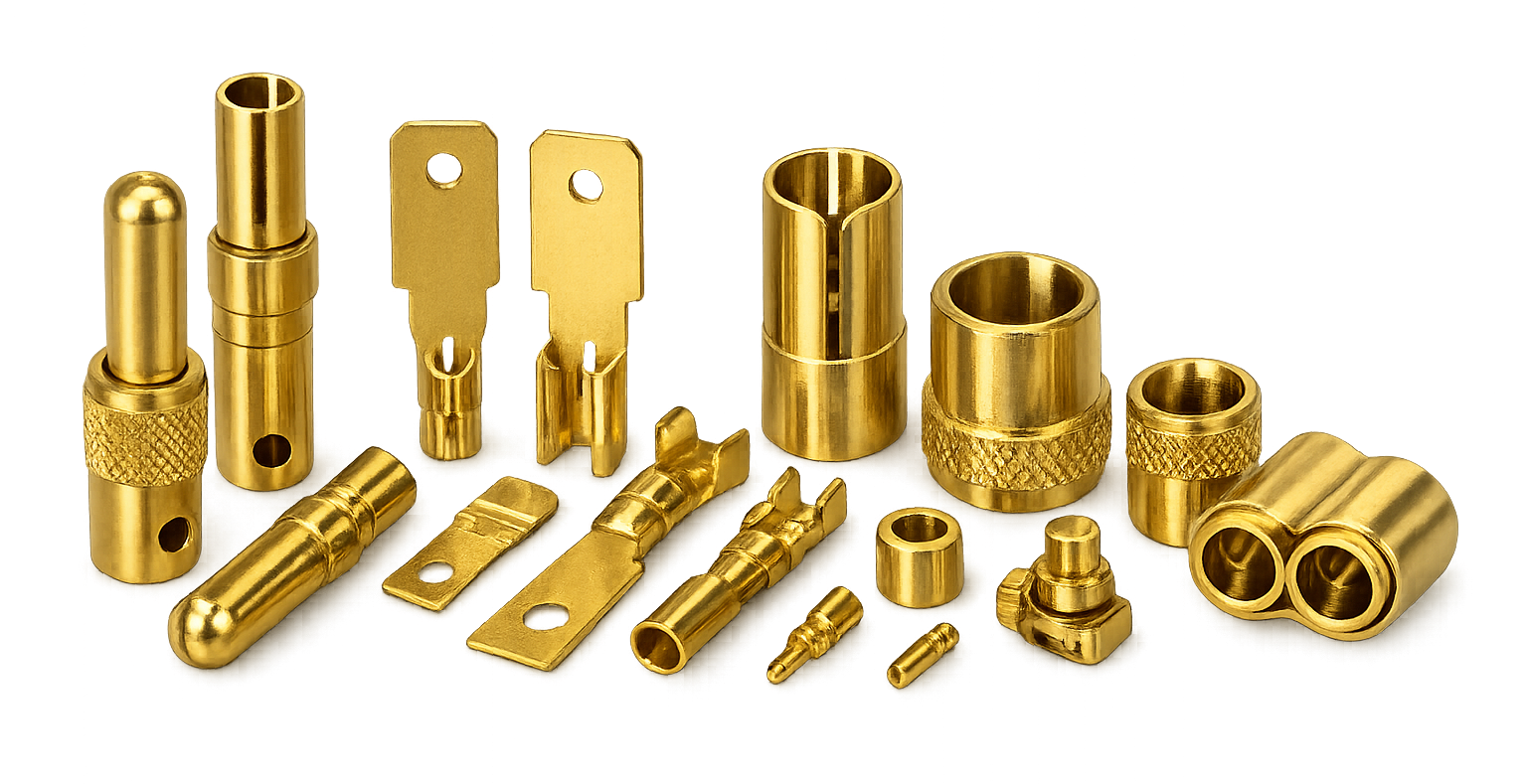 brass plug pins & sockets